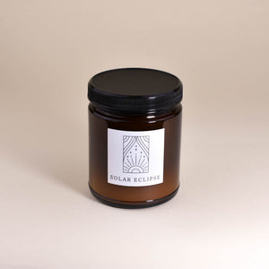 Solar Eclipse 6.8oz Large Fine Fragrance Amber Jar Candle