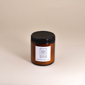 Interstellar 3.4oz Small Fine Fragrance Amber Jar Candle