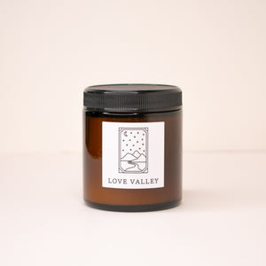 Love Valley 3.4oz Small Fine Fragrance Amber Jar Candle