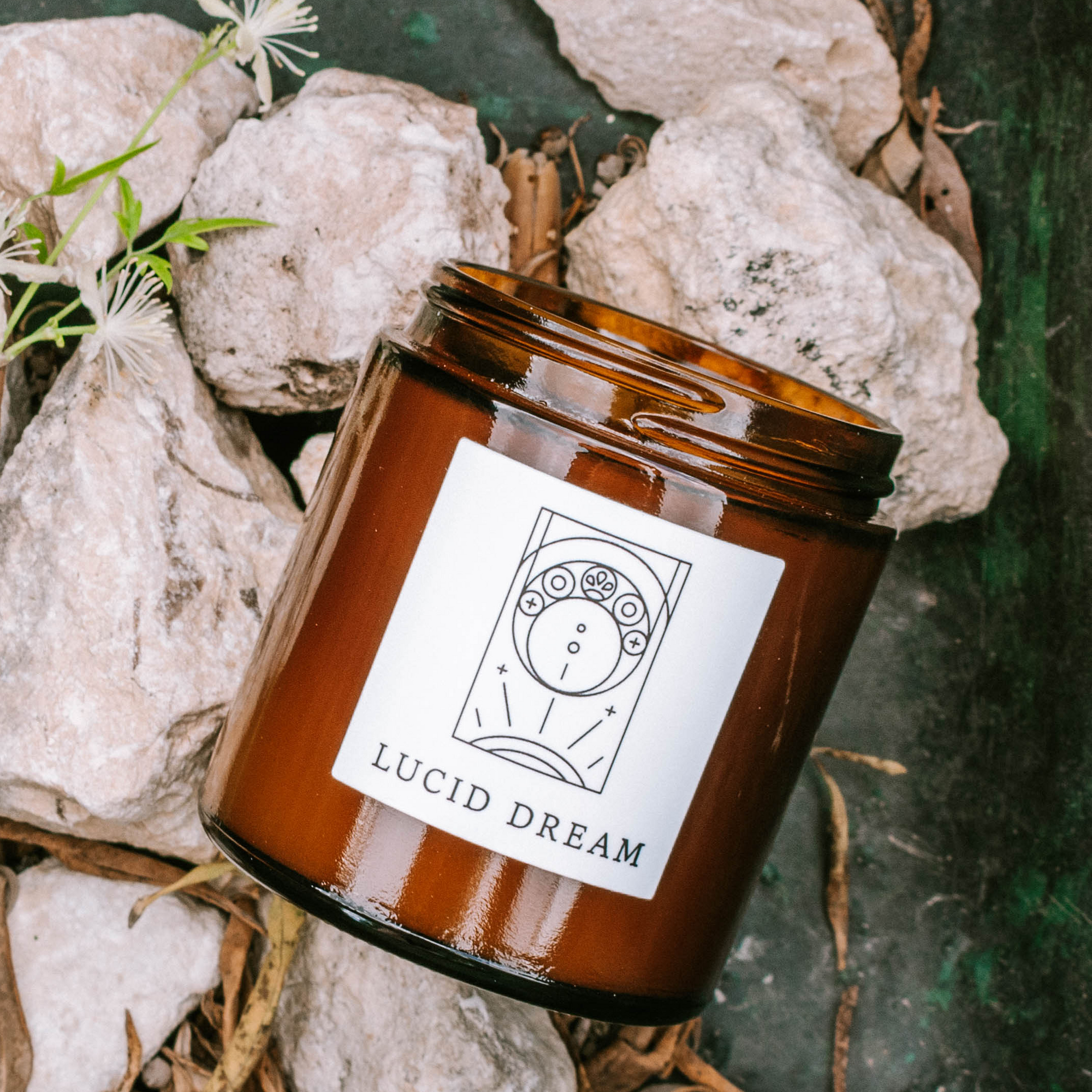 lucid dream botanical essential oil candle for herland home wholesale